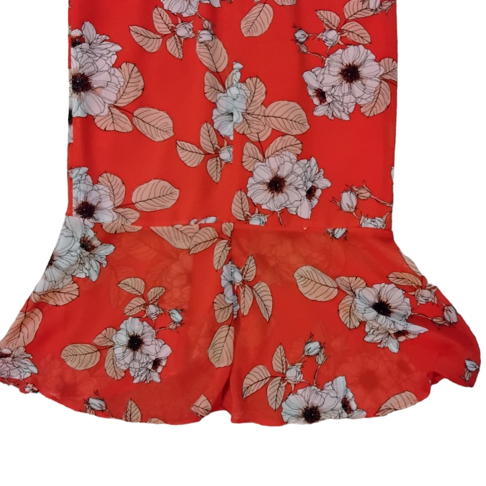 Bardot Dress Womens 4 Floral Ruffle Feminine Romantic Delicate Resortwear Boho - Picture 7 of 10